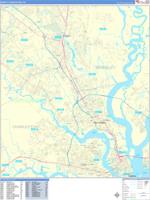 North Charleston Wall Map Zip Code